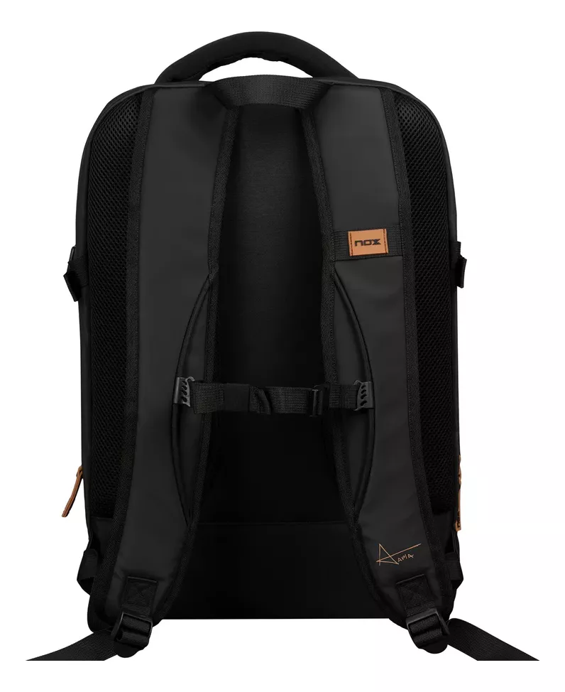 BACK PACK LUXURY OPEN SERIES NEGRO/CAFE