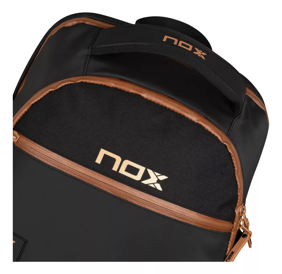 BACK PACK LUXURY OPEN SERIES NEGRO/CAFE