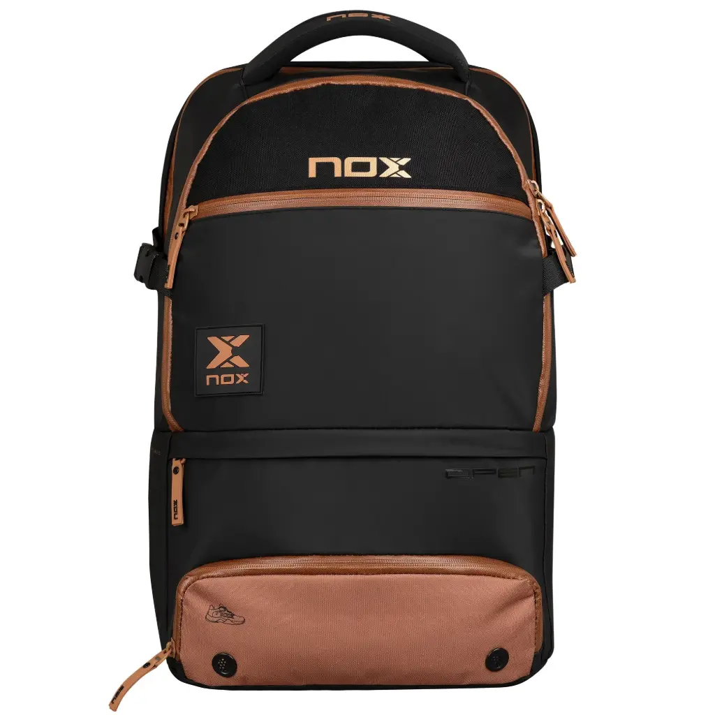BACK PACK LUXURY OPEN SERIES NEGRO/CAFE