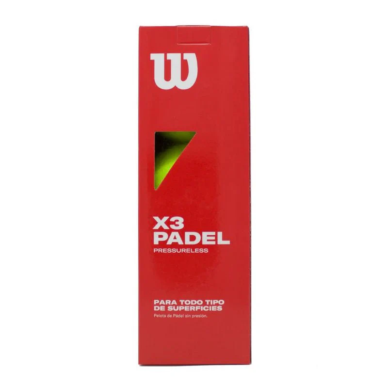 PELOTA WILSON X3 PADEL 