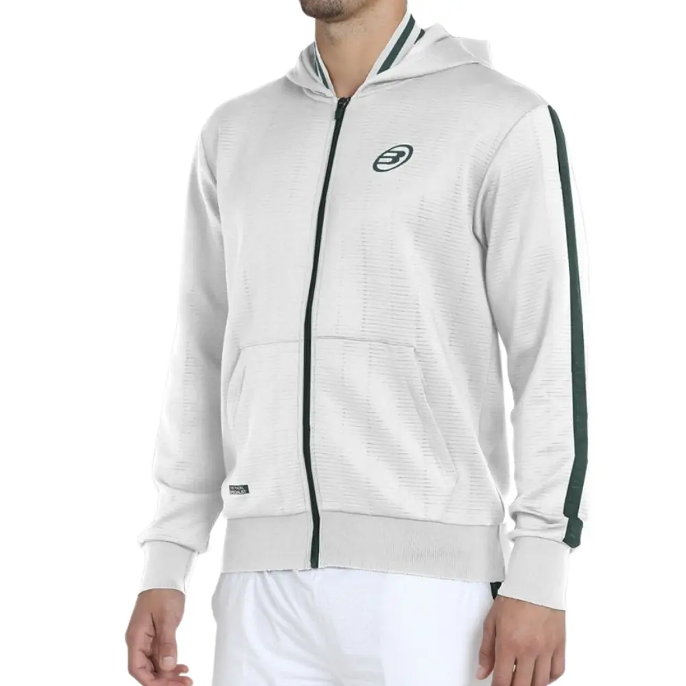 SUDADERA BULLPADEL LANCARA 012 BLANCO