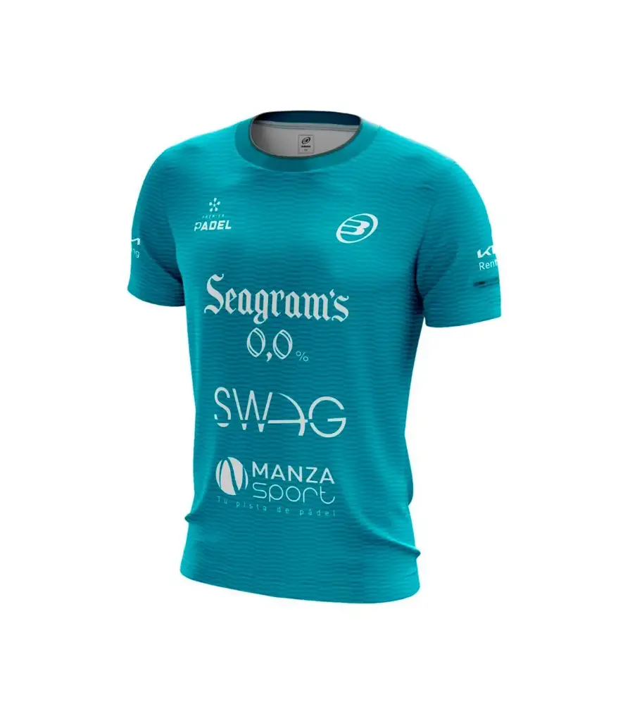 CAMISETA BULLPADEL MEIRA PN 013 TURQUESA