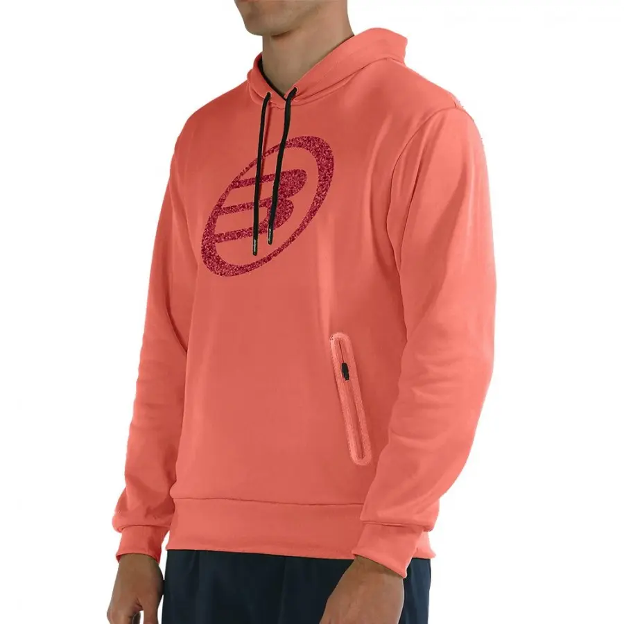 SUDADERA IMANA M 721 CORAL FLUOR