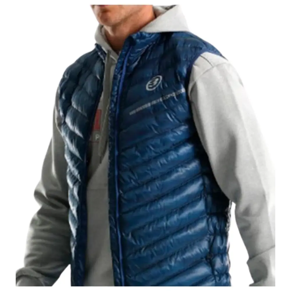 CHALECO BULLPADEL TEUEL 307 AZUL ACERO ESTAMPADO