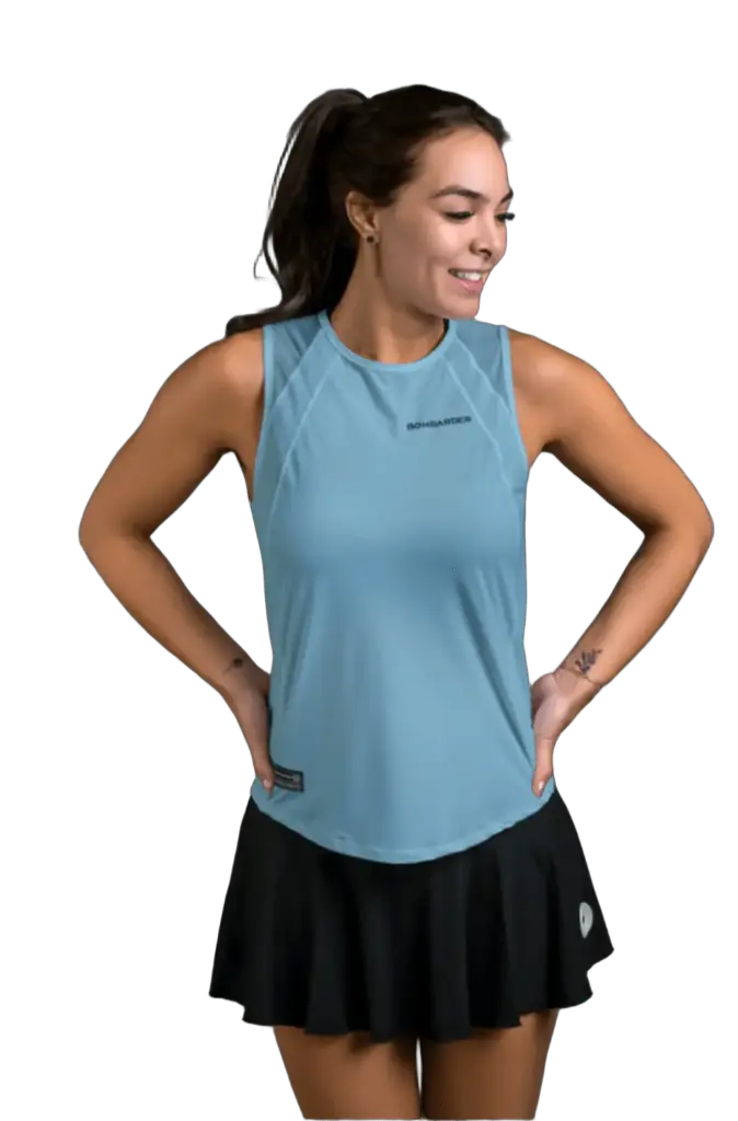 BLUSA BASTIE (S, Azul)