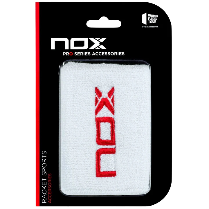 MUÑEQUERA NOX PACK DE 2 (Naranja-Blanco)
