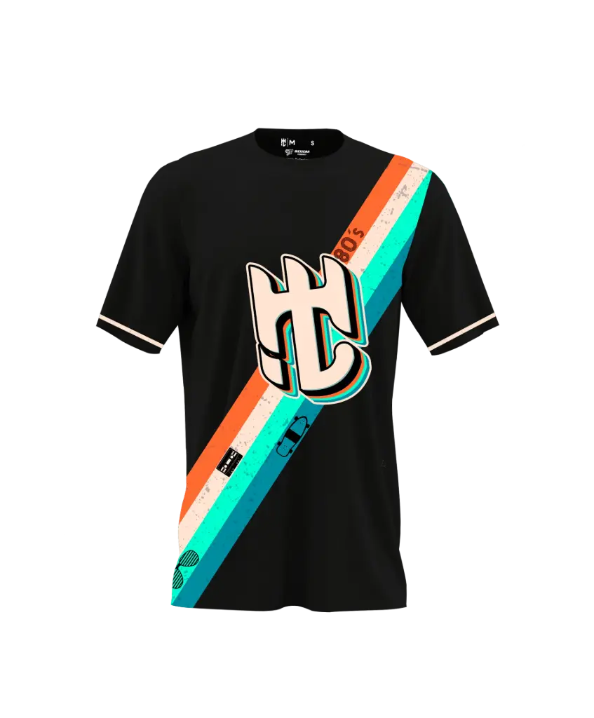 PLAYERA CUELLO REDONDO 80'S EME