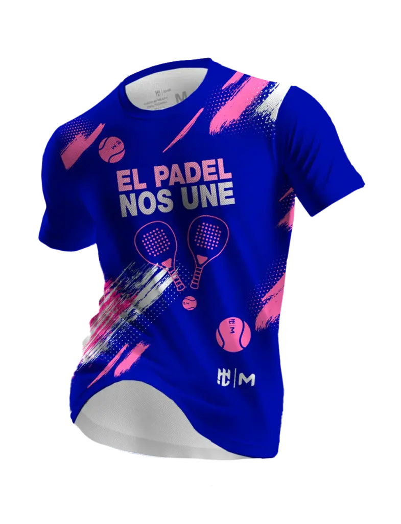 PLAYERA INFANTIL EL PADEL NOS UNE  26 EME  (10, Azul)