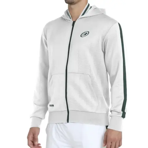 SUDADERA BULLPADEL LANCARA 012 BLANCO