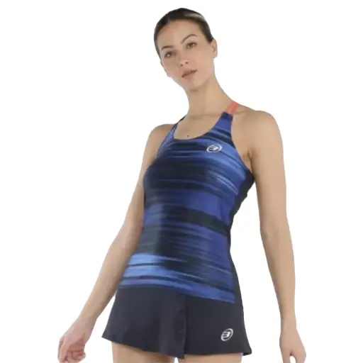 BLUSA BULLPADEL UTICA 004 AZUL MARINO