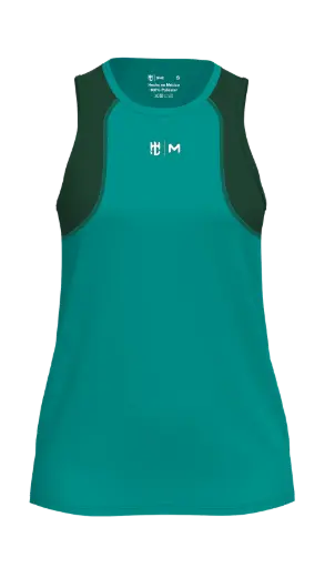 CAMISETA DE DAMA FLAT VERDE EME